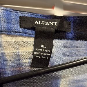 Alfani Multicolor Nylon Top